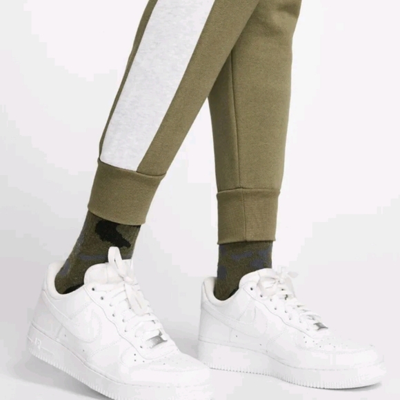 Nike Air Women's BB Green/Black/White Heather JoggerPants C - Picture 3 of 14